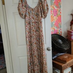 NATURAL LIFE Multicolor Floral Maxi Dress